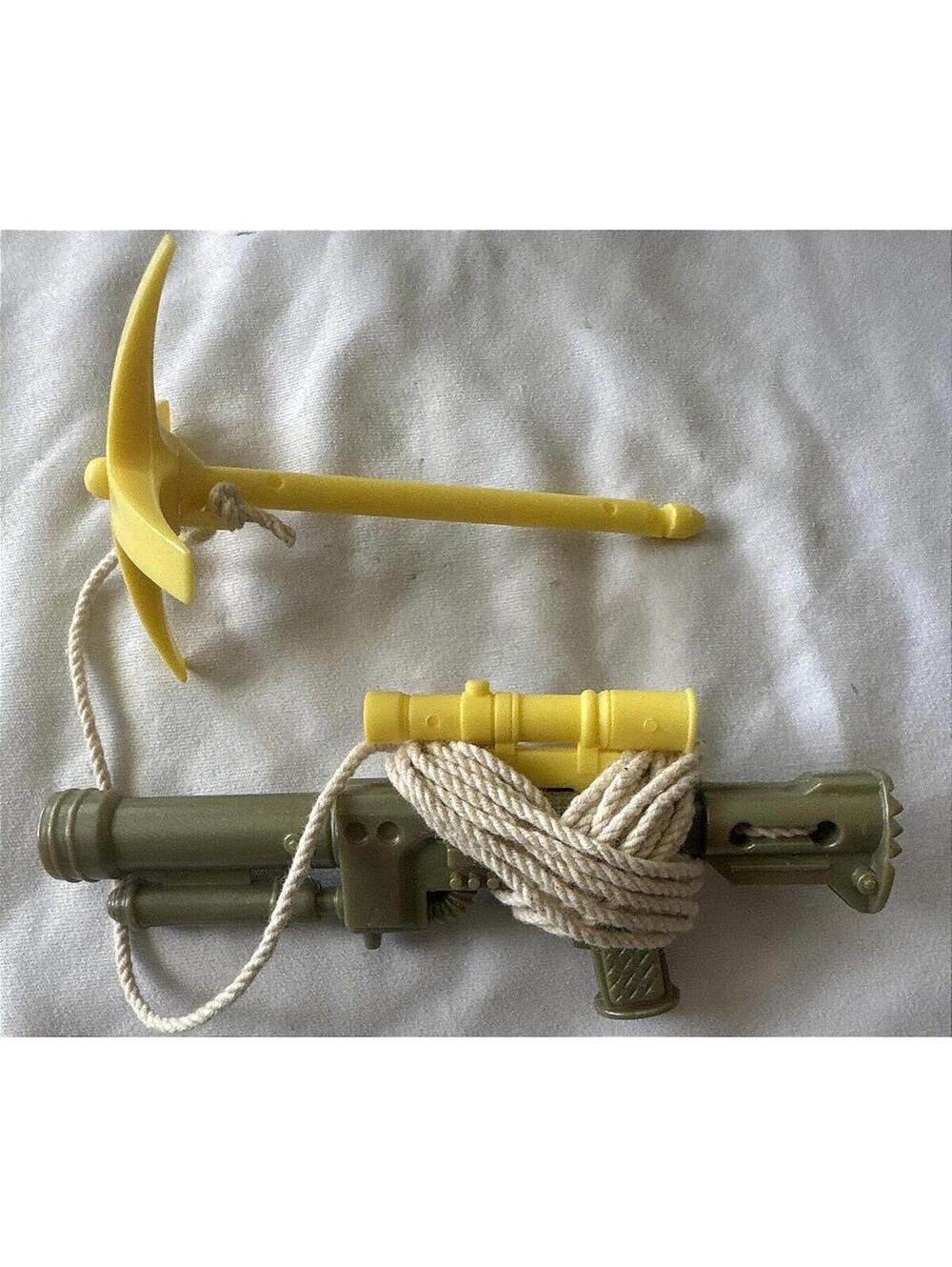 Vtg 1989 GI Joe 12" STALKER Grappling Hook Gun EUC Works